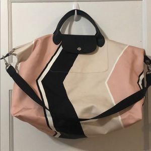Longchamp Le Pliage Neo Geo Travel Bag in pink